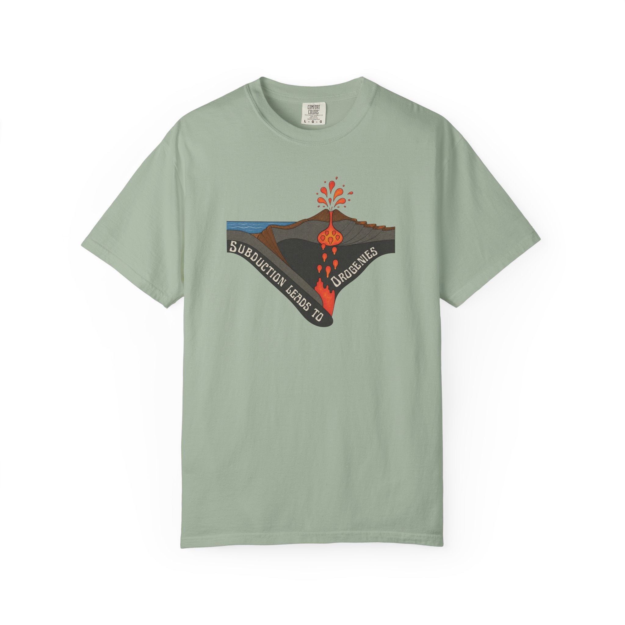 Geology T-Shirt: Subduction Leads to Orogenies