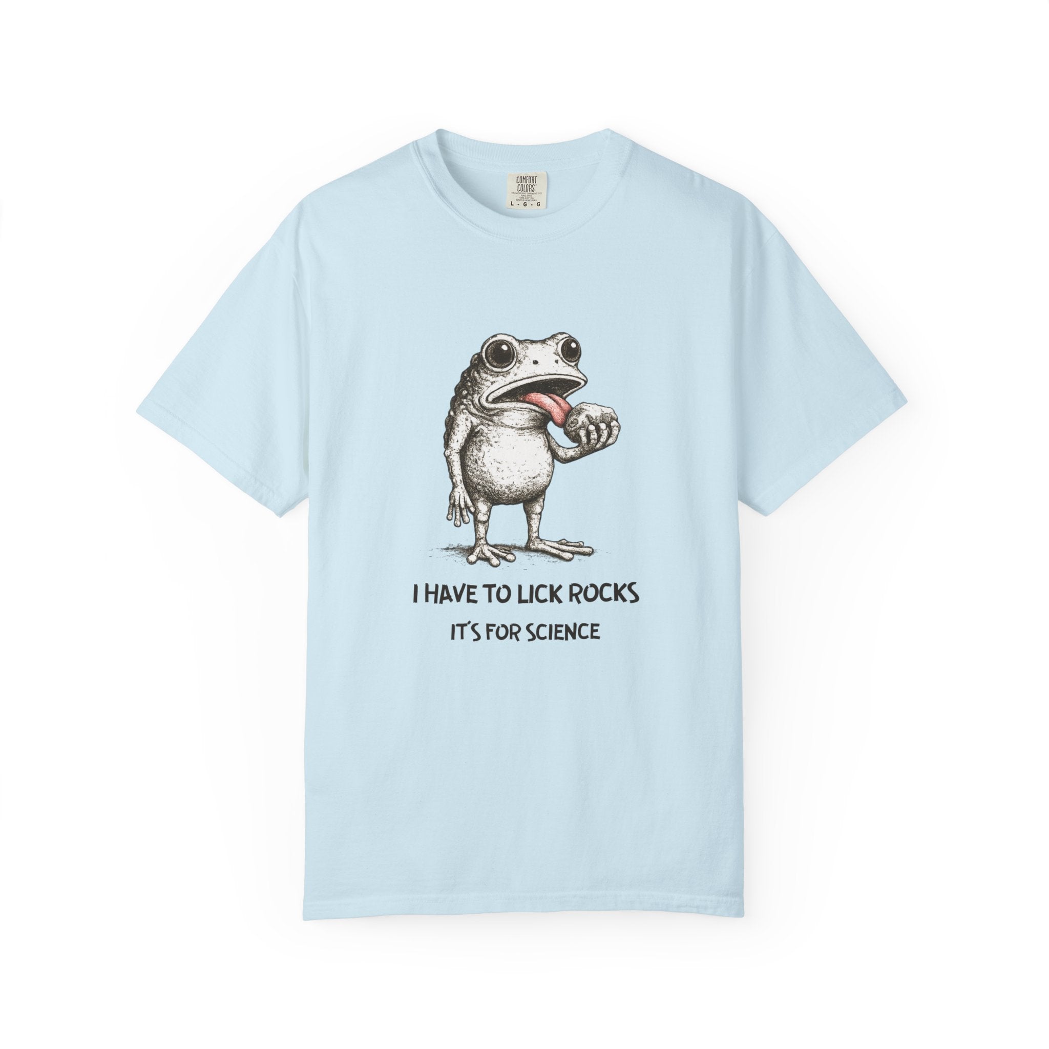 Seafoam Funny Geology T-Shirt: I Have to Lick Rocks....It's for Science