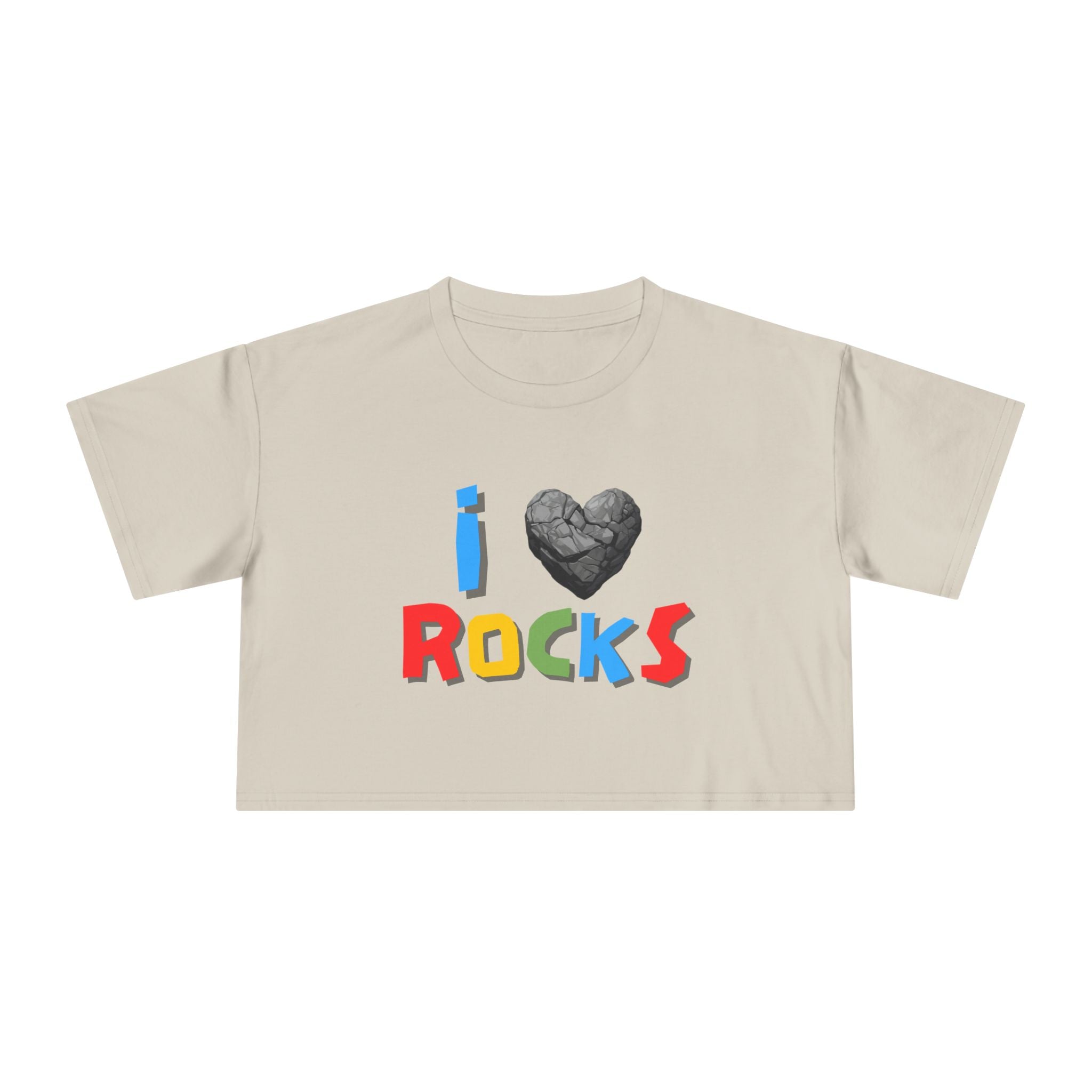 Pale Pink Women's Geology T-Shirt -  I Love Rocks