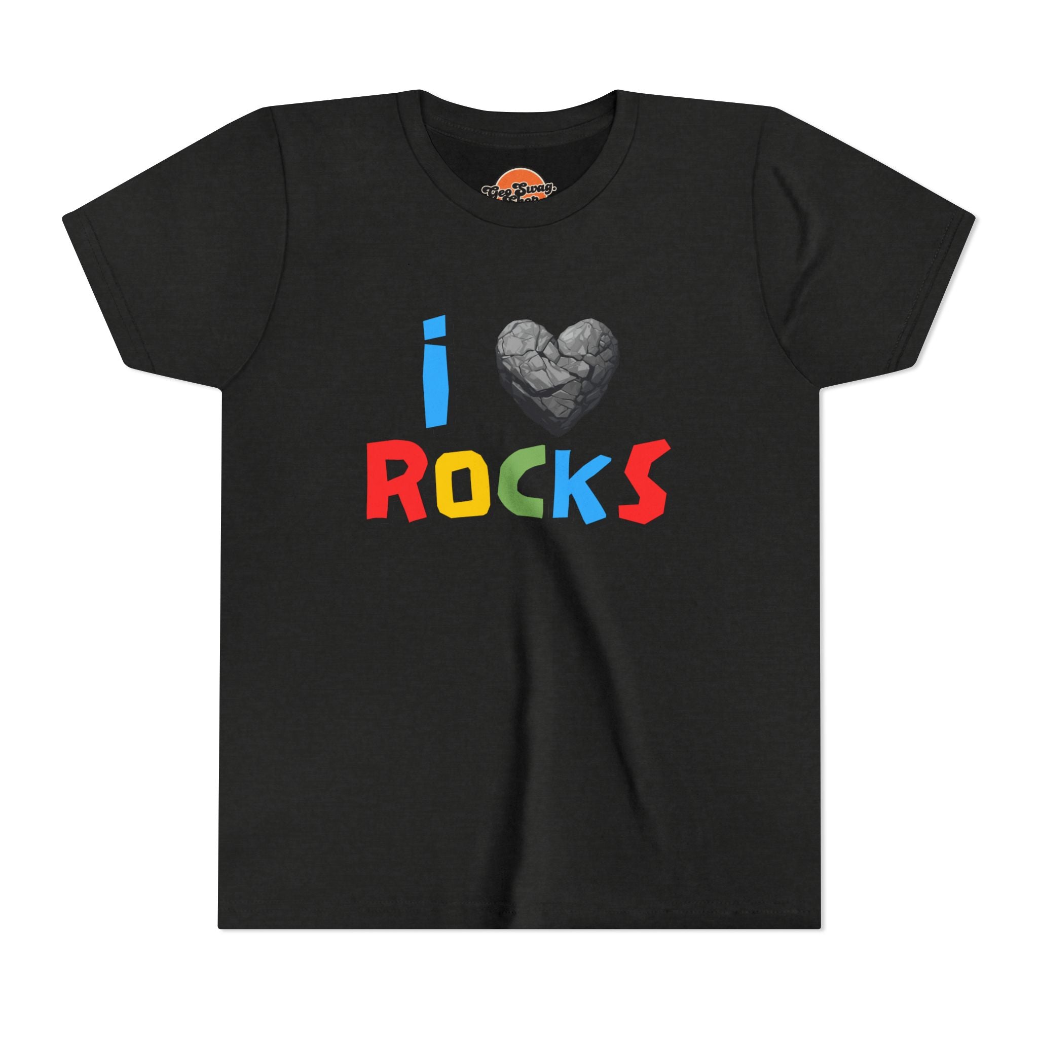 Youth Tee: I Love Rocks
