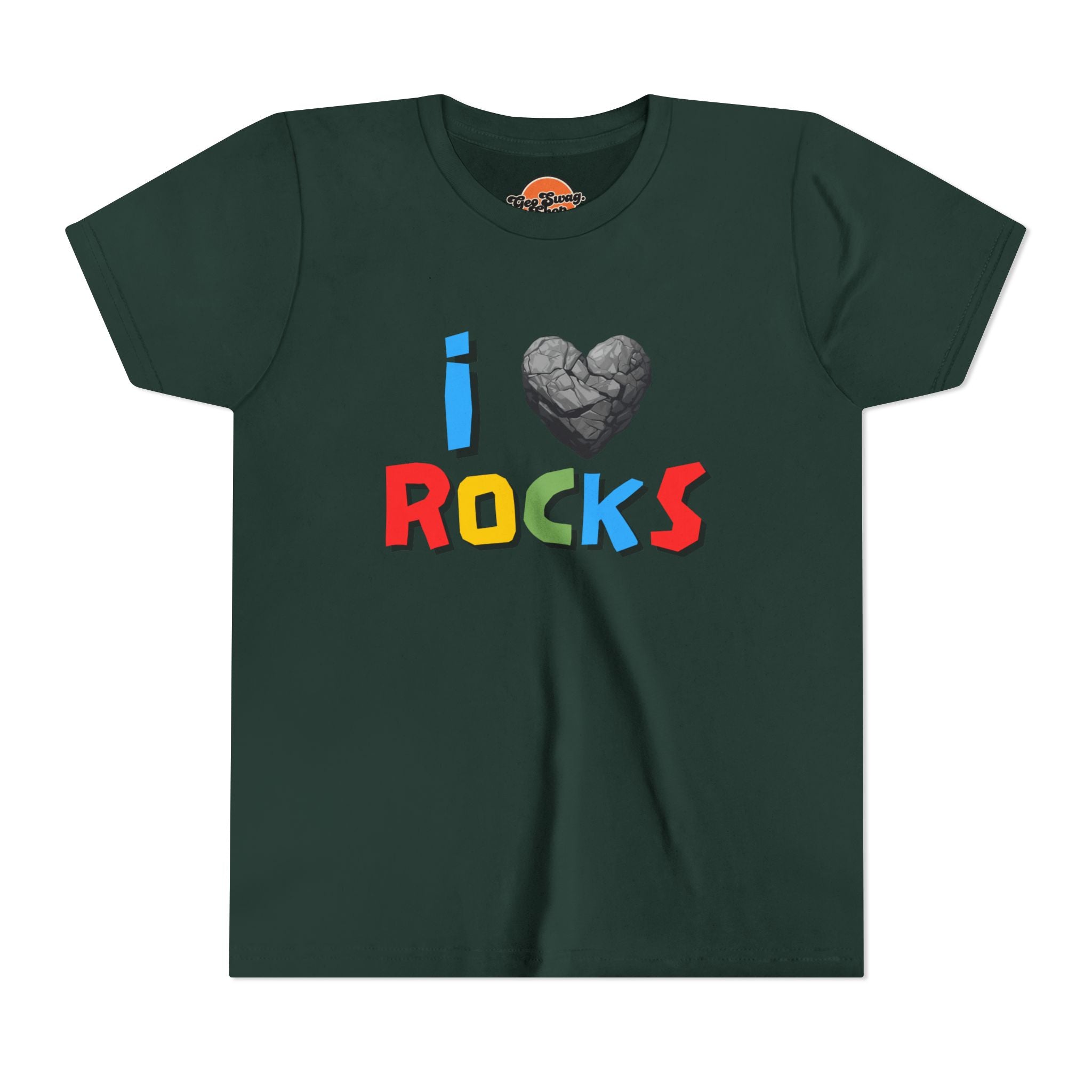 Youth Tee: I Love Rocks