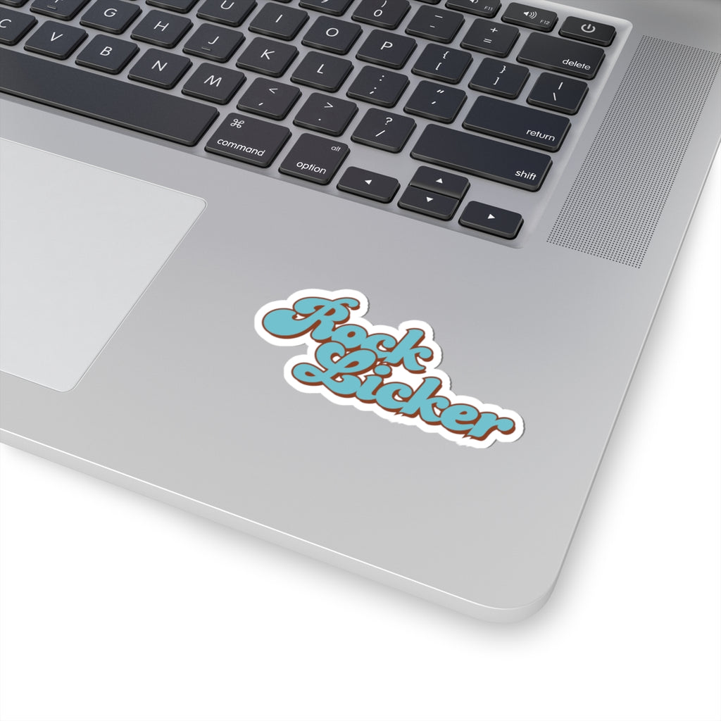 Sticker: Rock Licker Kiss-Cut Sticker Blue
