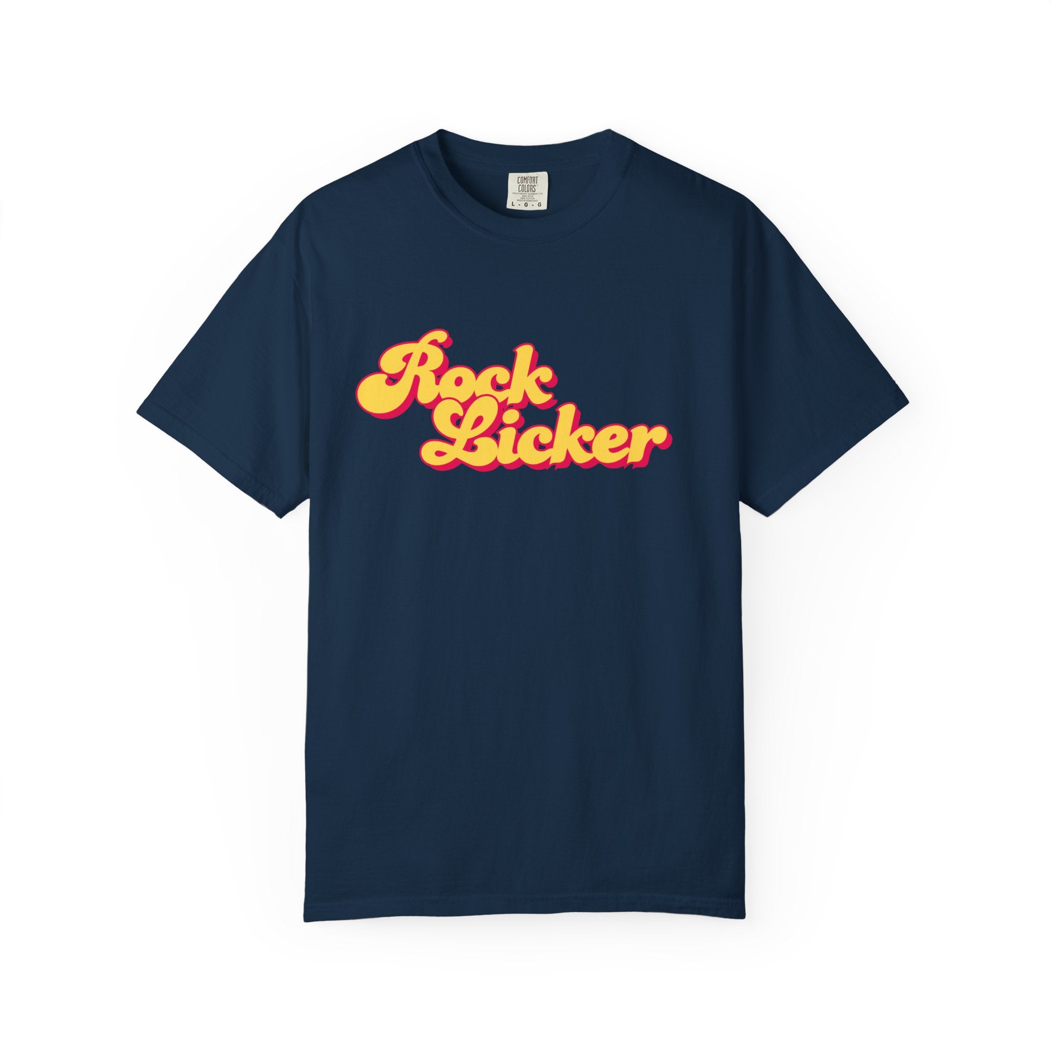Black Funny Geology T-Shirt: Rock Licker